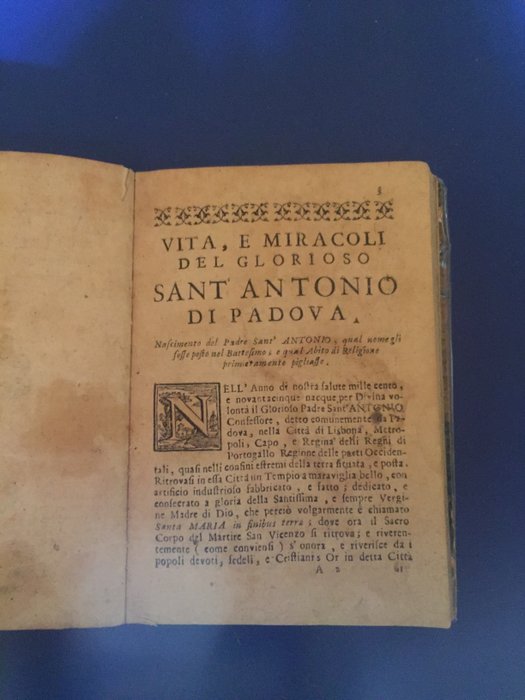 Image 2 of Elia da Cortona - Vita, e miracoli di Sant’Antonio di Padova. Descritti dal R.P Elia da Cortona nuo