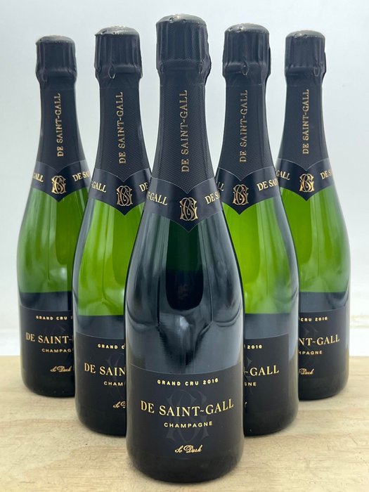 2016 De Saint-Gall, De Saint Gall "So Dark" - Champagne Grand Cru - 6 Flaschen (0,75 l)