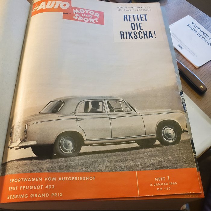 Image 3 of Books - Komplette Jahrgaenge 1953 - 1960 - Auto Motor Sport - 1950-1960