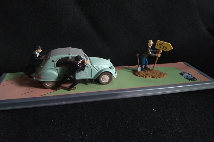 Image 2 of Tintin - Ensemble de 2 dioramas Moulinsart - Tintin transports - (2008)