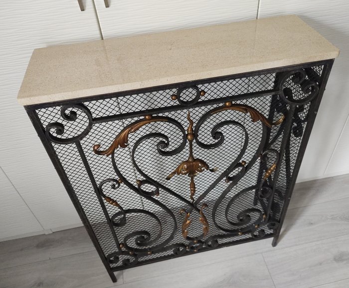 Image 3 of Console table - Iron (cast/wrought) - Early 20th century
