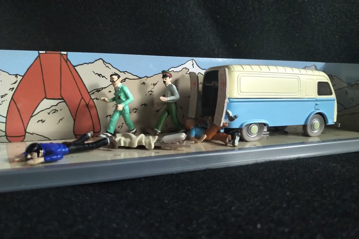 Image 3 of Tintin - Ensemble de 2 dioramas Moulinsart - Tintin transports - (2008)