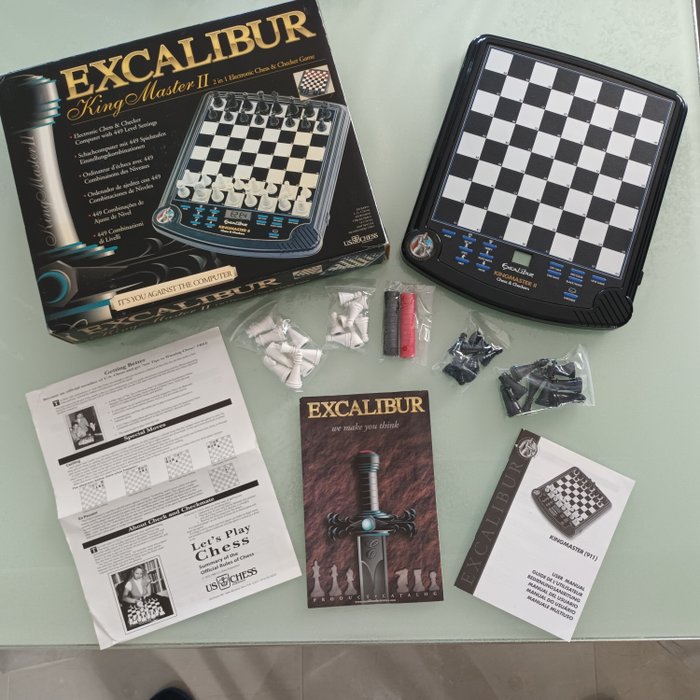 Preview of the first image of Excalibur Electronics Miami - King Master II - K17626 - Electronic chessboard/checkers Model 911E-2.