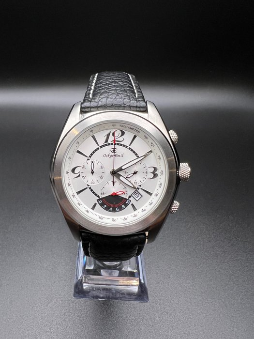 Preview of the first image of Oskar Emil - Gallen Chronograph Silver - Men - 2011-present.