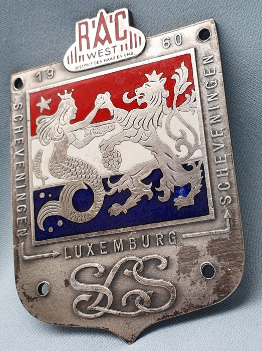 Image 2 of Emblem/mascot/badge - SLS Rally - Geëmailleerde Grille Badge - 1960