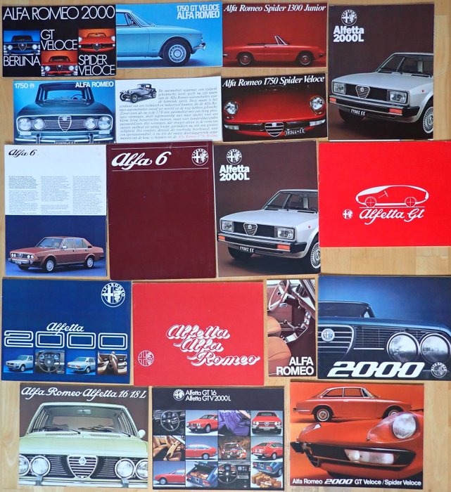 Preview of the first image of Brochures/catalogues - Diverse - Alfa Romeo - 1960-1970.