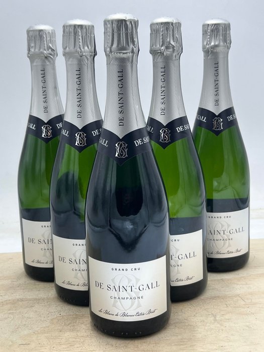 De Saint-Gall, Le Blanc de Blancs Extra-Brut - Champagne Grand Cru - 6 Bouteilles (0,75 L)