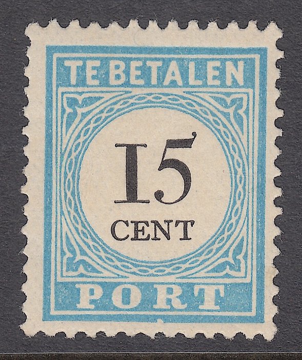 Preview of the first image of Netherlands 1881 - Postage due stamp - NVPH P9.