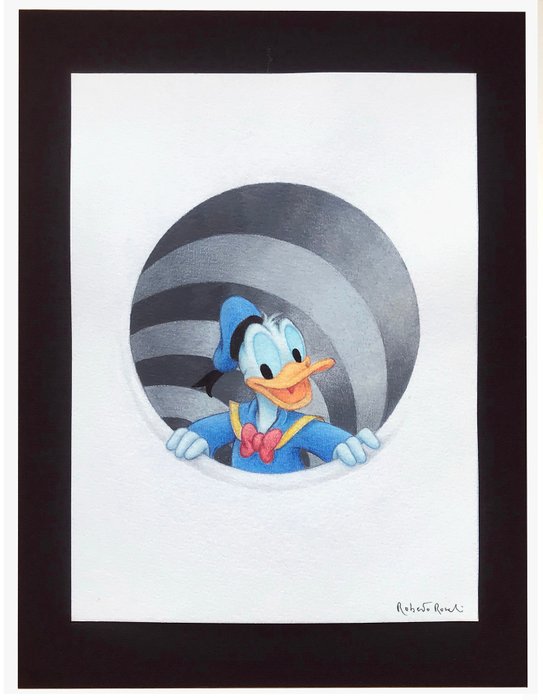 Image 3 of Donald Duck & Mickey Mouse - 2 Artworks - 3D effect in drawings - Roberto Ronchi - (2023)