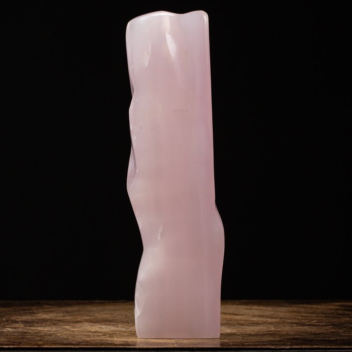 Roze Calciet Mangano Vrije vorm - Topkwaliteit - 295×89×75 mm - 3344 g