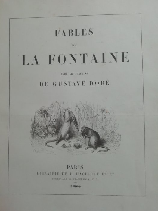 Image 2 of La Fontaine / Dorè - Fables de la Fontaine avec les dessins de Gustave Dorè - 1890