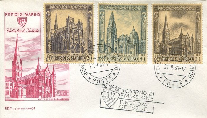Image 2 of San Marino 1967/1989 - Lot of over 250 FDCs and postcards of the period