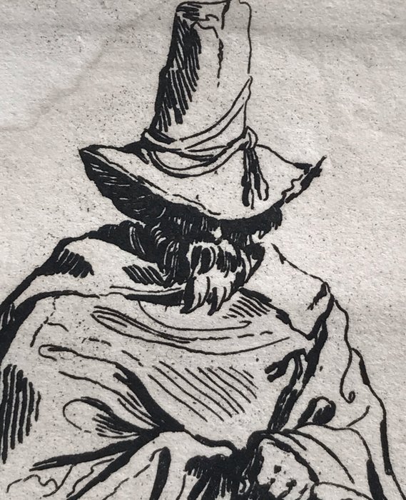 Preview of the first image of Jacques callot (1592-1635) - " Il mendicante con cappello".