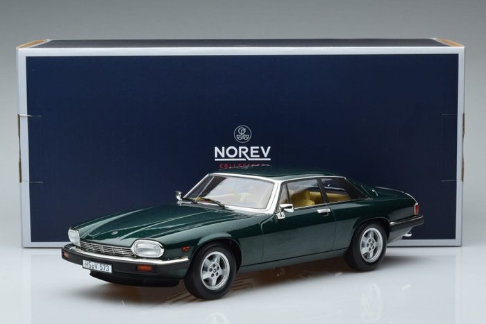 Preview of the first image of Norev - 1:18 - Jaguar XJ-S Coupé 1982 - DarkGreen.