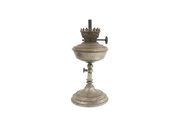 Preview of the first image of Veritas Lamp Works - Lacemakers' Oil Lamp - Metal - Early 20th century.