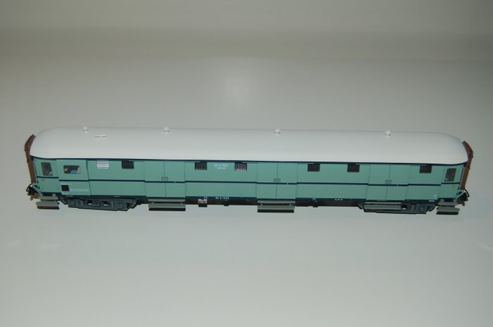 Image 3 of Artitec H0 - 20.296.01 - Passenger carriage - Steel D 6-door D 7523 in Turquoise livery - NS