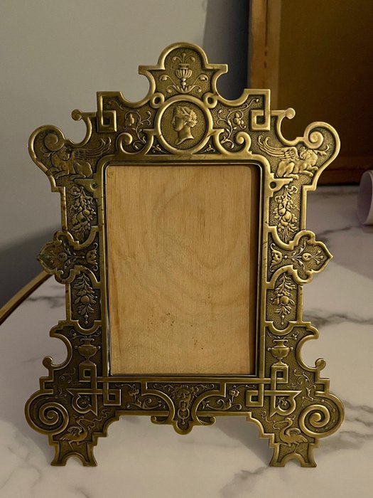 Image 2 of Picture Frame (1) - Neoclassical Style - Brass - Early 20th century