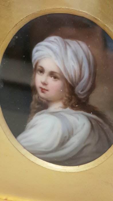 Image 3 of Portrait miniature, Beatrice Cenci - Porcelain