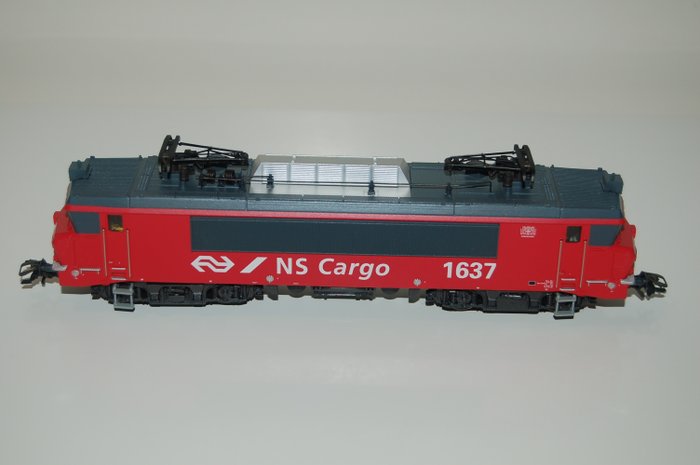 Preview of the first image of Märklin H0 - 37262 - Electric locomotive - Series 1600 with coat of arms of Amersfoort in red liver.