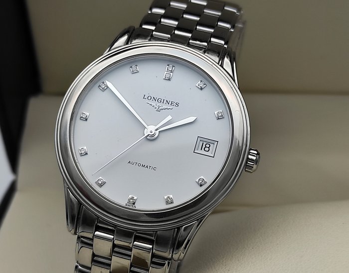 Preview of the first image of Longines - Flagship -L619.2-Diamond - Ref. L4.774.4. - Men - 2000-2010.
