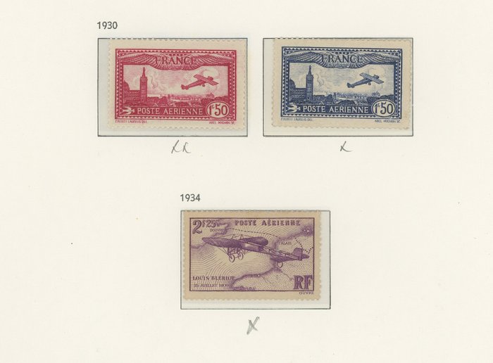 Image 3 of French Colony 1930 - Airmail - Beautiful extensive collection with complete series, n°14 (cancelled