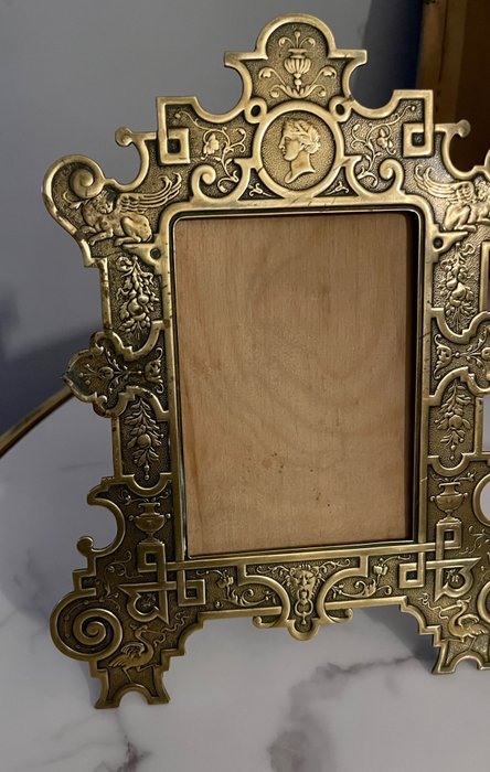 Image 3 of Picture Frame (1) - Neoclassical Style - Brass - Early 20th century