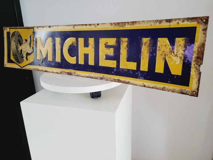 Image 3 of Sign - Michelin Banden Reclamebord, SOBI Bruxelles - Michelin - 1970-1980