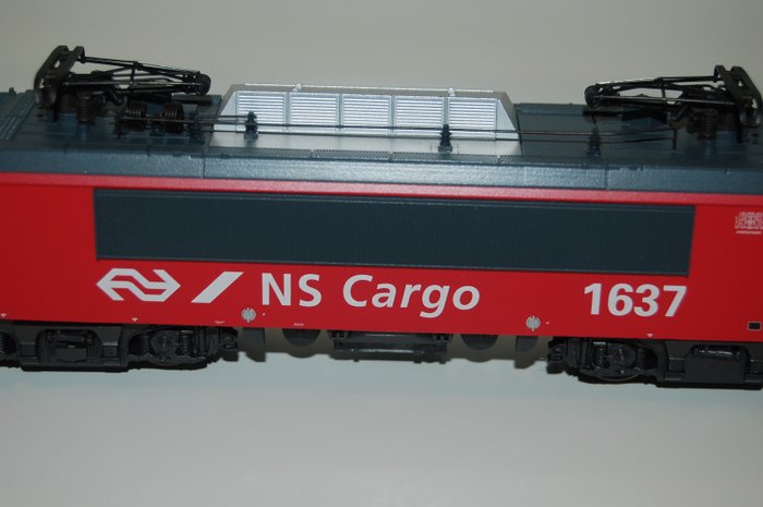 Image 2 of Märklin H0 - 37262 - Electric locomotive - Series 1600 with coat of arms of Amersfoort in red liver
