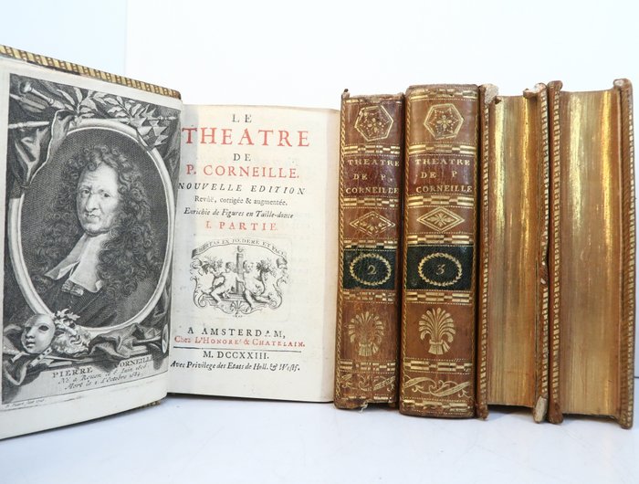 Preview of the first image of Pierre Corneille / Bernard Picart le Romain - Le Theatre de P. Corneille. Nouvelle édition avec Fig.