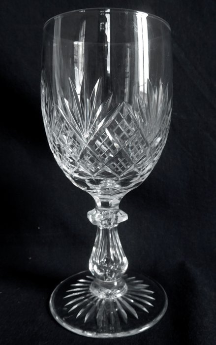 Image 3 of Baccarat - 6 water glasses - luxurious variant of the Douai model - 16.4cm - Crystal