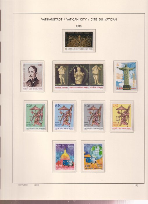 Image 2 of Vatican City 2013/2015 - Year, including special sheets and stamp booklets.