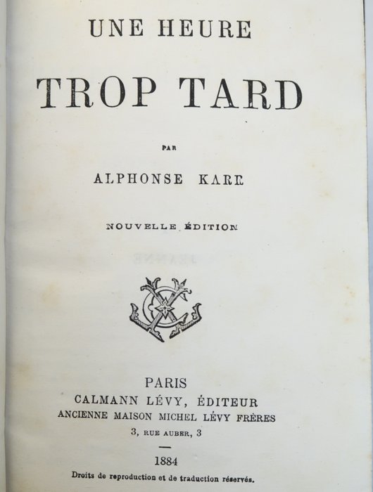 Image 3 of Alphonse Karr - Oeuvres : La soupe au Caillou / Hortense / La Pe´ne´lope normande - 1872/1884