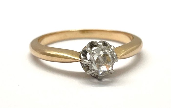 Image 2 of "NO RESERVE PRICE" - 18 kt. Pink gold - Ring - 0.40 ct Diamond