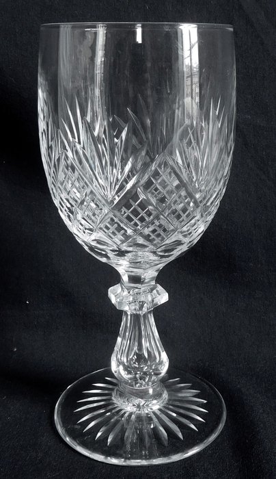 Image 2 of Baccarat - 6 water glasses - luxurious variant of the Douai model - 16.4cm - Crystal
