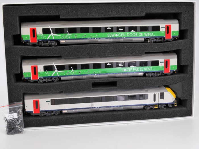 Image 2 of L.S.Models H0 - 43045 - Passenger carriage set - Set of 3 I11 carriages with steering position - NM