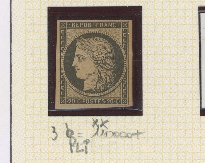 Image 3 of France 1849 - Quote: over €17,000 - Beautiful first series of ND Ceres classics including n°5x/cert