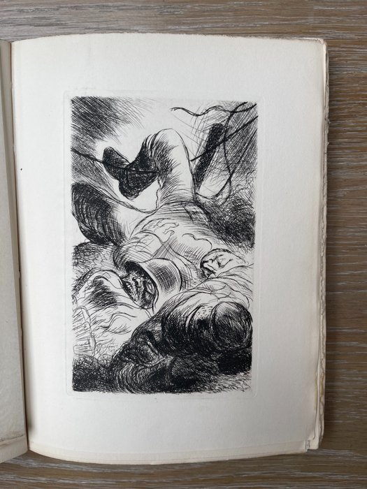 Image 3 of Henry de Montherlant / Edy Legrand - Sous Les Drapeaux Morts - 1929