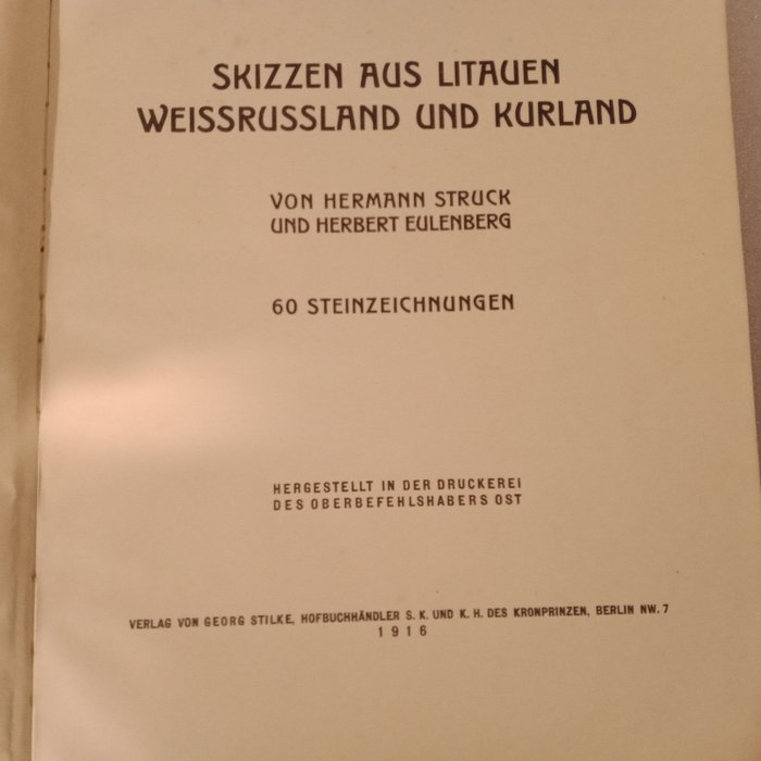 Image 3 of Hermann Struck und Herbert Eulenberg - Skizzen aus Litauen Weissrussland und Kurland - 1916