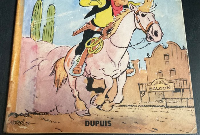 Image 3 of Lucky Luke 1 - Dick Diggers goudmijn - Softcover - First edition - (1949)
