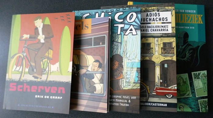 Preview of the first image of Graphic Novels in kleur - Diverse titels - zie beschrijving - Hardcover - First edition - (2010/201.