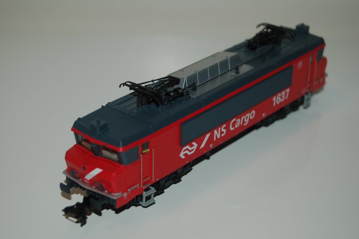 Image 3 of Märklin H0 - 37262 - Electric locomotive - Series 1600 with coat of arms of Amersfoort in red liver