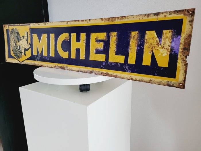 Image 2 of Sign - Michelin Banden Reclamebord, SOBI Bruxelles - Michelin - 1970-1980