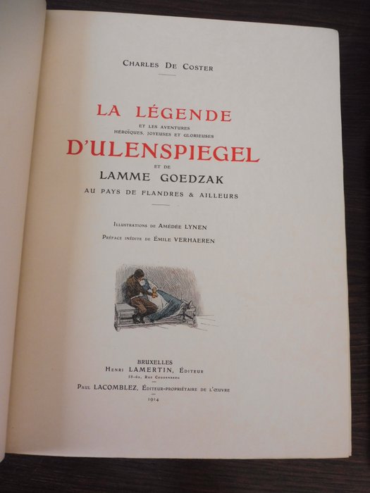 Image 3 of Charles de Coster / Amédée Lynen - La Légende et les aventures héroïques, joyeuses et glorieuses d'