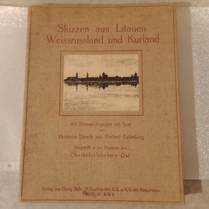 Preview of the first image of Hermann Struck und Herbert Eulenberg - Skizzen aus Litauen Weissrussland und Kurland - 1916.