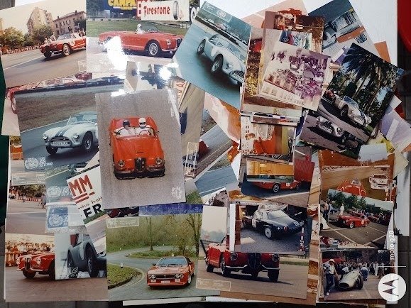 Image 2 of Photograph - lotto di 250 fotografie di auto d'epoca, circuiti e raduni storici