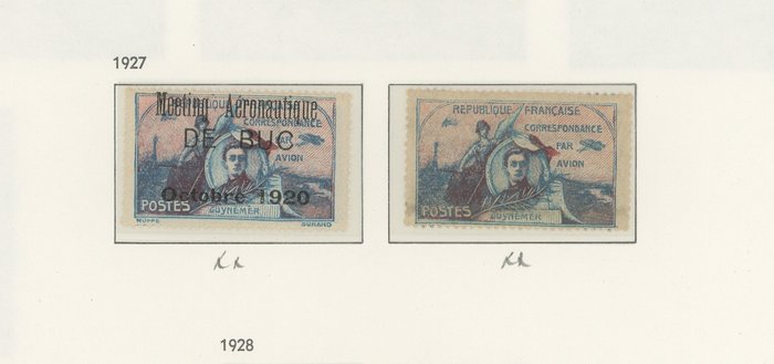 Image 2 of French Colony 1930 - Airmail - Beautiful extensive collection with complete series, n°14 (cancelled