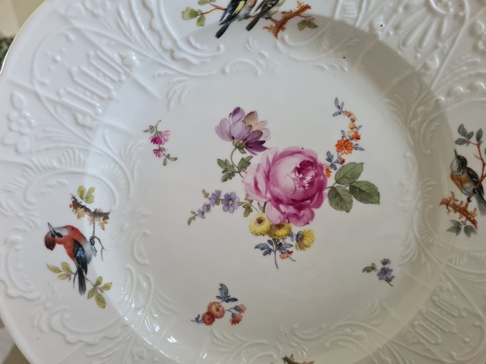 Image 3 of Meissen - Plates (5) - Porcelain