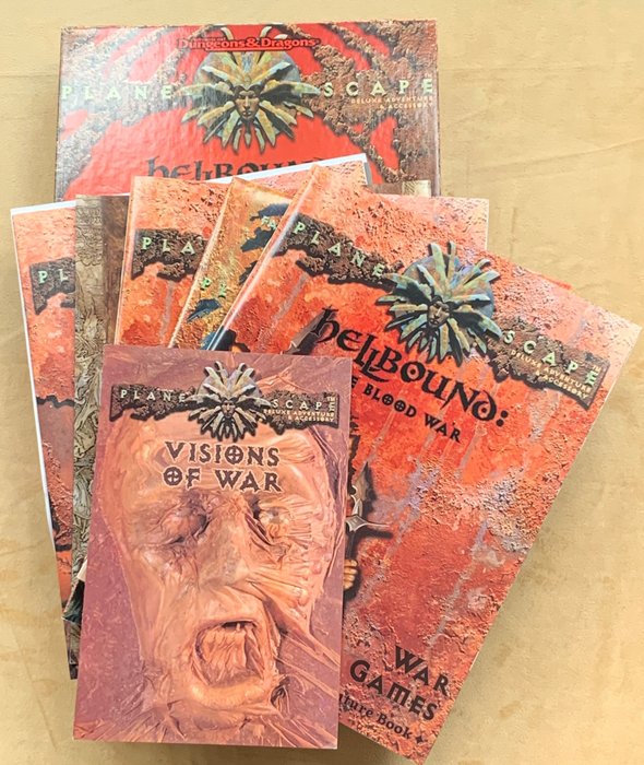Preview of the first image of Amazing Advanced Dungeons & Dragons Planescape 1996 Collectors Box - Hellbound: The Blood War. Delu.