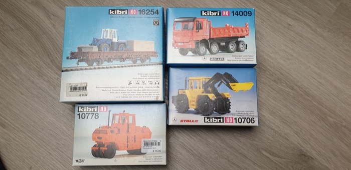 Preview of the first image of Kibri H0 - 10706/10778/14009/16254 - Scenery - Convolute with 4 interesting kits.