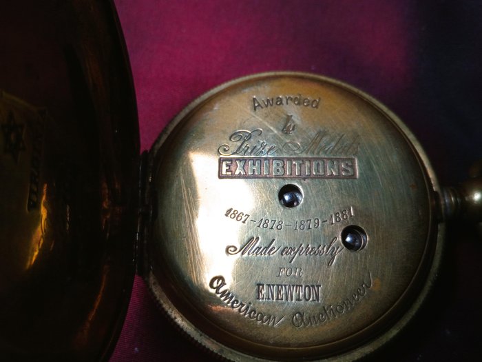 Image 2 of Virginia Gold - E. Newton - pocket watch NO RESERVE PRICE - Men - 1850-1900